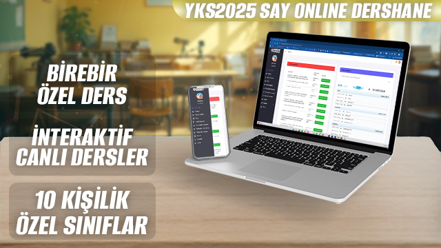 YKS2025 SAYISAL ONLINE DERSHANE